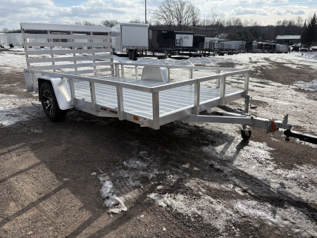 New 2026 SPORT HAVEN 7x12 Aluminum Utility Trailer with Mag Wheels