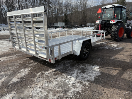 New 2026 SPORT HAVEN 7x12 Aluminum Utility Trailer with Mag Wheels