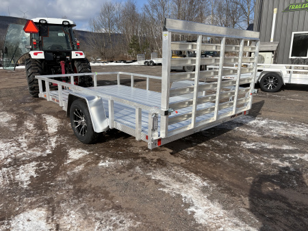 New 2026 SPORT HAVEN 7x12 Aluminum Utility Trailer with Mag Wheels