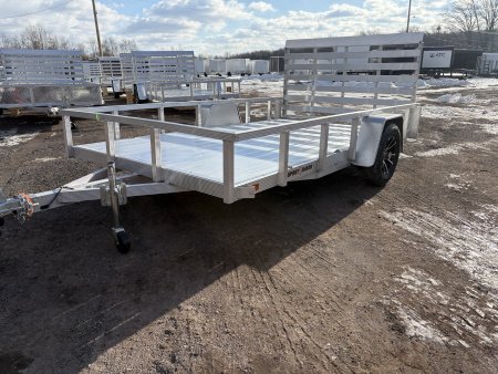 New 2026 SPORT HAVEN 7x12 Aluminum Utility Trailer with Mag Wheels