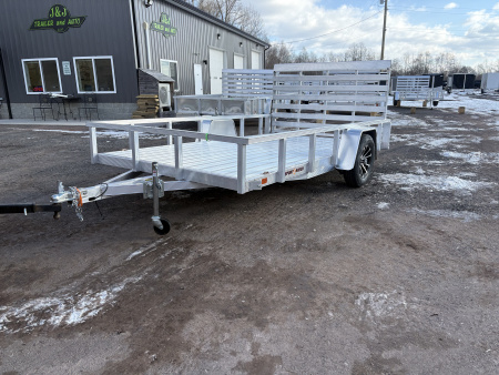 New 2026 SPORT HAVEN 7x12 Aluminum Utility Trailer with Mag Wheels