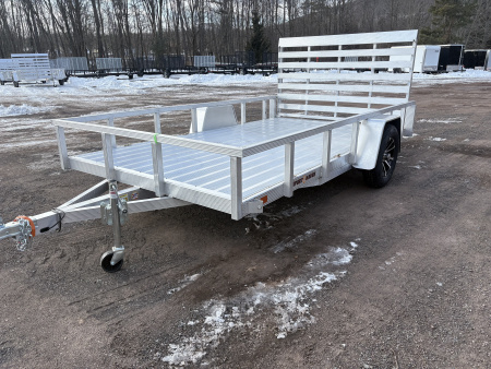 New 2026 SPORT HAVEN 7x12 Aluminum Utility Trailer with Mag Wheels