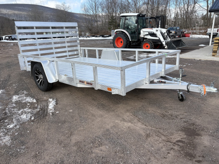 New 2026 SPORT HAVEN 7x12 Aluminum Utility Trailer with Mag Wheels