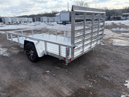 New 2026 SPORT HAVEN 7x12 Aluminum Utility Trailer with Mag Wheels