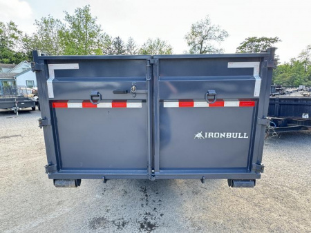 New 2026 Ironbull 7x16' Rolloff Dump Trailer Combo 14000# GVW * INCLUDES (1) 16' BIN 4' SIDES (16 YARDS) * DUAL BATTERIES * DUAL TOOLBOXES * 5x20 SCISSOR HOIST * DUAL 12K JACKS * 10" I-BEAM FRAME * 22K WINCH WITH ROLLER