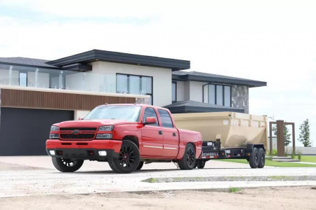 New 2026 Ironbull 7x16' Rolloff Dump Trailer 14000# GVW * INCLUDES (1) 16' BIN 4' SIDES (16 YARDS) * DUAL BATTERIES * 5x20 SCISSOR HOIST * 10" I-BEAM FRAME * 20K WINCH WITH ROLLER