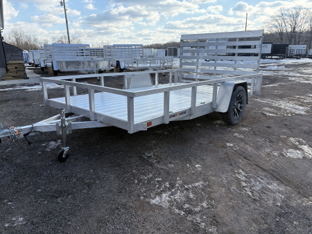 New 2026 SPORT HAVEN 7x12 Aluminum Utility Trailer with Mag Wheels