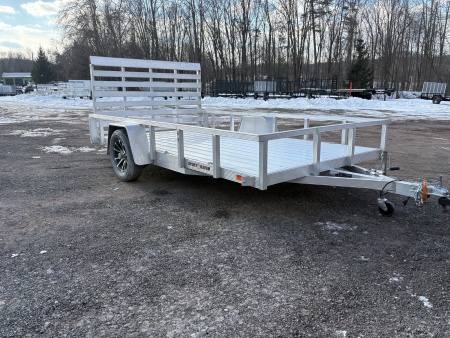 New 2026 SPORT HAVEN 7x12 Aluminum Utility Trailer with Mag Wheels