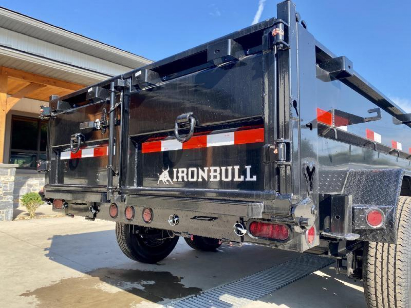 New 2026 Ironbull 6x12' Dump Trailer 14000# GVW * 7000# AXLES * 16" RUBBER * TARP KIT * SCISSOR HOIST * STACKED I-BEAM FRAME * 6" TUBE BEDFRAME * 2PC 10GA BED & WALLS W/ KEYWAY * COMBO GATE * UNDERBODY BED RUNNERS  * SPARE MOUNT