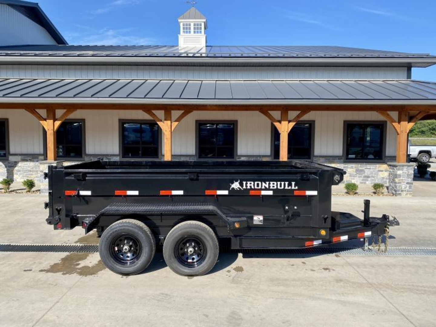 New 2026 Ironbull 6x12' Dump Trailer 14000# GVW * 7000# AXLES * 16" RUBBER * TARP KIT * SCISSOR HOIST * STACKED I-BEAM FRAME * 6" TUBE BEDFRAME * 2PC 10GA BED & WALLS W/ KEYWAY * COMBO GATE * UNDERBODY BED RUNNERS  * SPARE MOUNT