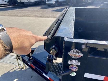 New 2026 Ironbull 6x12' Dump Trailer 14000# GVW * 7000# AXLES * 16" RUBBER * TARP KIT * SCISSOR HOIST * STACKED I-BEAM FRAME * 6" TUBE BEDFRAME * 2PC 10GA BED & WALLS W/ KEYWAY * COMBO GATE * UNDERBODY BED RUNNERS  * SPARE MOUNT