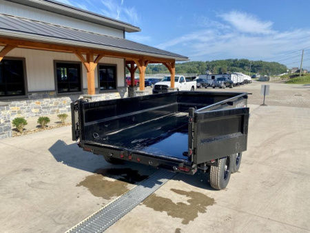 New 2026 Ironbull 6x12' Dump Trailer 14000# GVW * 7000# AXLES * 16" RUBBER * TARP KIT * SCISSOR HOIST * STACKED I-BEAM FRAME * 6" TUBE BEDFRAME * 2PC 10GA BED & WALLS W/ KEYWAY * COMBO GATE * UNDERBODY BED RUNNERS  * SPARE MOUNT