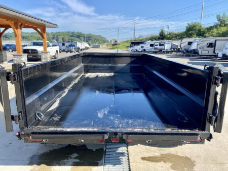 New 2026 Ironbull 6x12' Dump Trailer 14000# GVW * 7000# AXLES * 16" RUBBER * TARP KIT * SCISSOR HOIST * STACKED I-BEAM FRAME * 6" TUBE BEDFRAME * 2PC 10GA BED & WALLS W/ KEYWAY * COMBO GATE * UNDERBODY BED RUNNERS  * SPARE MOUNT