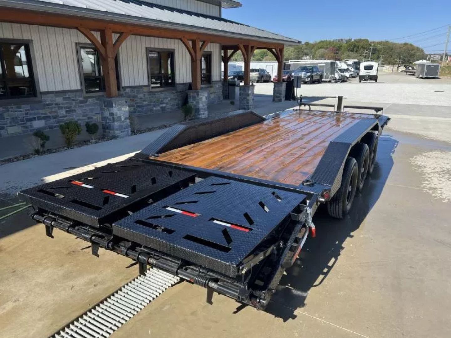 New 2026 Ironbull 102x24' Equipment Trailer 21000# GVW * TRIPLE AXLE * FULL WIDTH RAMPS * 102" DECK * DRIVE OVER FENDERS * 8" FRAME UPGRADE