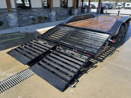 New 2026 Ironbull 102x24' Equipment Trailer 21000# GVW * TRIPLE AXLE * FULL WIDTH RAMPS * 102" DECK * DRIVE OVER FENDERS * 8" FRAME UPGRADE