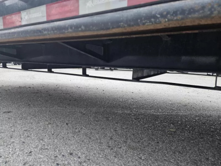 Used USED 2023 Ironbull 102x30' Pintle Beavertail Deckover Trailer 22000# GVW * RATCHET TRACK * DEXTER AXLES * HDSS SUSPENSION * FULL WIDTH RAMPAGE RAMPS * PIERCED FRAME * UNDER FRAME BRIDGE * MUD FLAPS * SPARE MOUNT