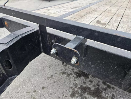 Used USED 2023 Ironbull 102x30' Pintle Beavertail Deckover Trailer 22000# GVW * RATCHET TRACK * DEXTER AXLES * HDSS SUSPENSION * FULL WIDTH RAMPAGE RAMPS * PIERCED FRAME * UNDER FRAME BRIDGE * MUD FLAPS * SPARE MOUNT