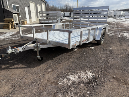 New 2026 SPORT HAVEN 7x12 Aluminum Utility Trailer with Mag Wheels