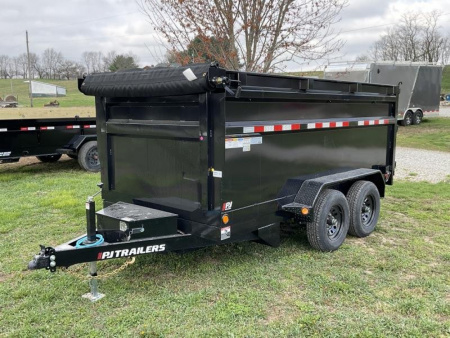 New 2026 PJ Trailers 72"X12 D3 PJ w/ 4ft Sides Dump Trailer