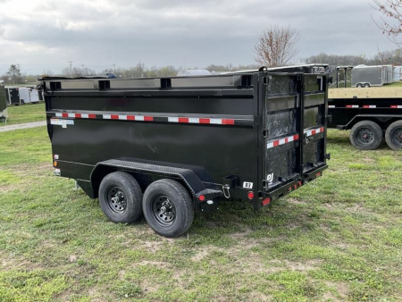 New 2026 PJ Trailers 72"X12 D3 PJ w/ 4ft Sides Dump Trailer