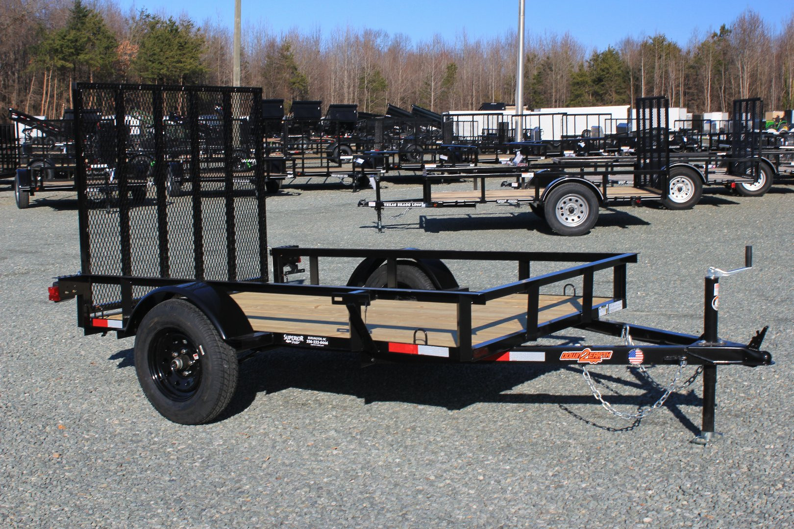 New 2026 Down 2 Earth Trailers 5X8 w/ Gate Utility Trailer
