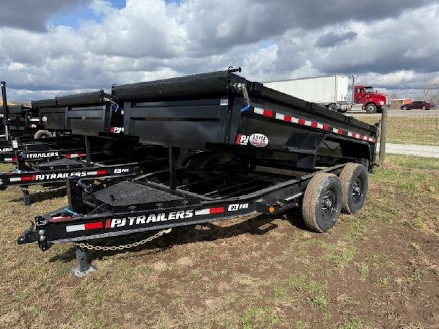New 2026 PJ Trailers PJ 14K Low-Profile (DL) 83"x12' Dump Trailer