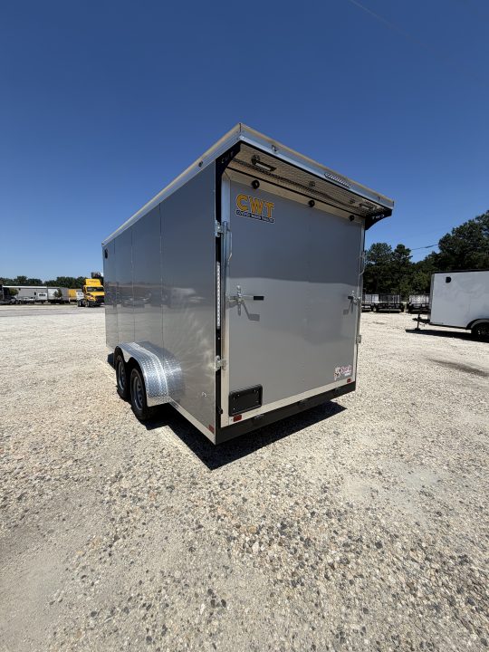 New 2025 Covered Wagon Trailers 7x16 gry Cargo / Enclosed Trailer
