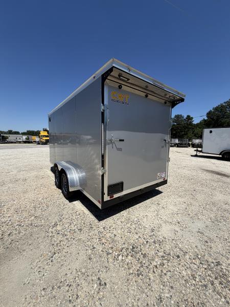 New 2025 Covered Wagon Trailers 7x16 gry Cargo / Enclosed Trailer