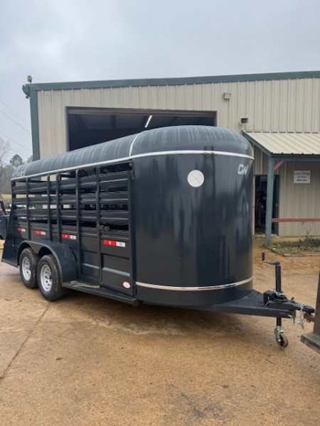 New 2026 Circle W 6X16 STK HORSE Stock / Stock Combo Trailer