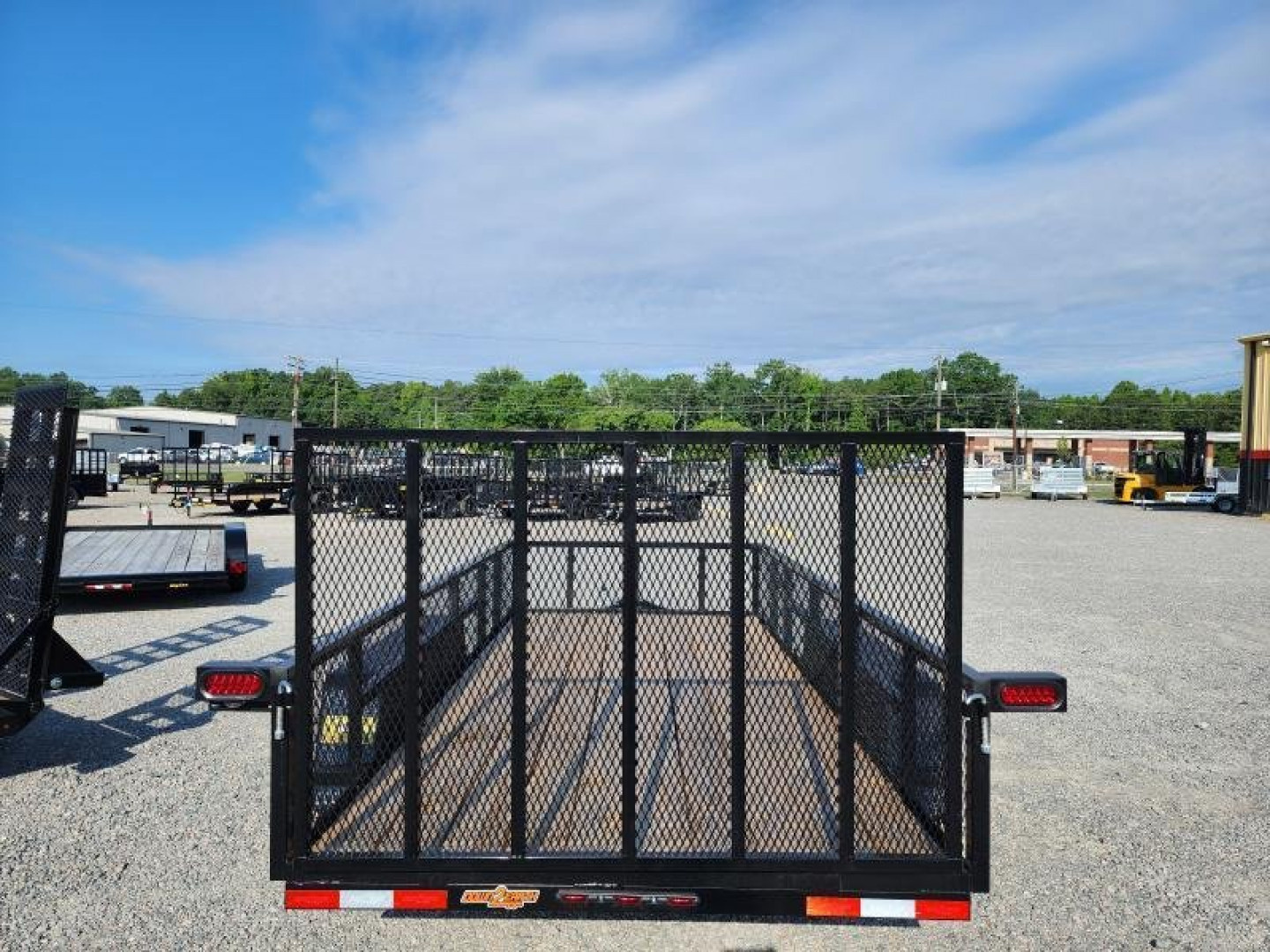 New 2026 Down 2 Earth Trailers 6x14 w/ Gate and 2' Expanded Metal Sides Utility Trailer