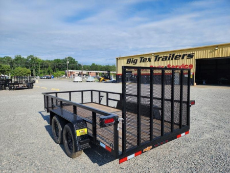 New 2026 Down 2 Earth Trailers 6x14 w/ Gate and 2' Expanded Metal Sides Utility Trailer