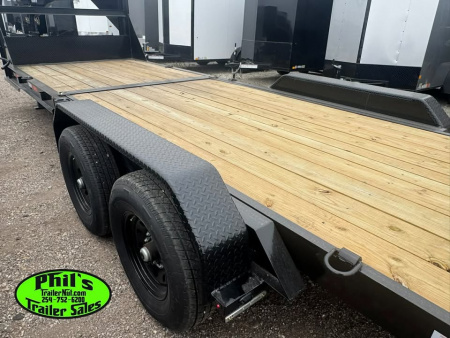 New 2026 Stanley Trailers 83X24 GOOSENECK TILT TRAILER OPEN CAR HAULER 14K GVWR Equipment Trailer