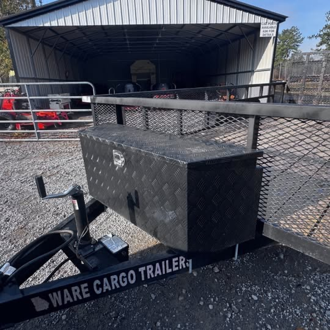 Used 2025 Ware Cargo 7x16 7k 3' Mesh Utility Trailer