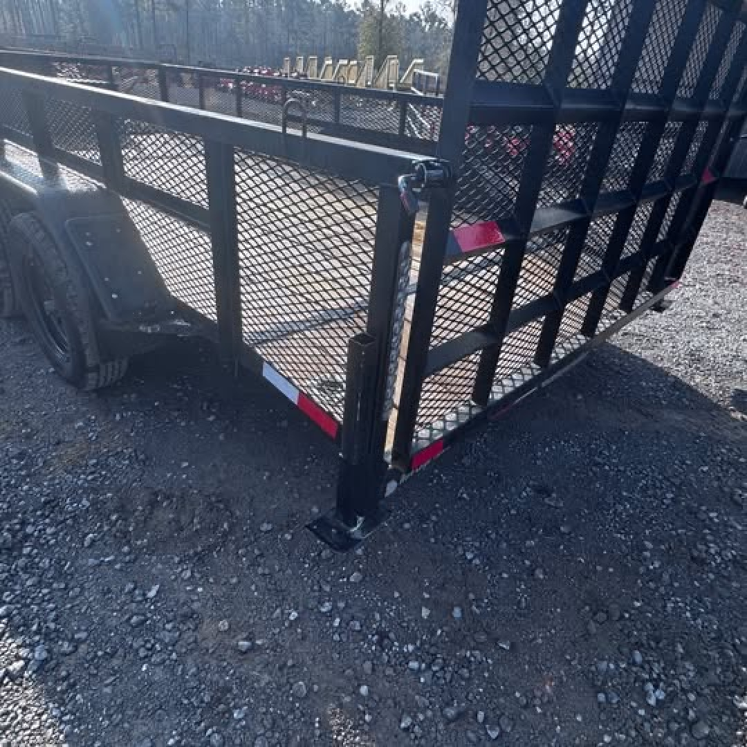 Used 2025 Ware Cargo 7x16 7k 3' Mesh Utility Trailer