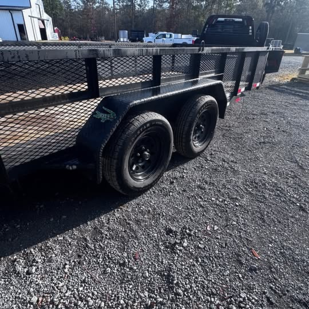 Used 2025 Ware Cargo 7x16 7k 3' Mesh Utility Trailer