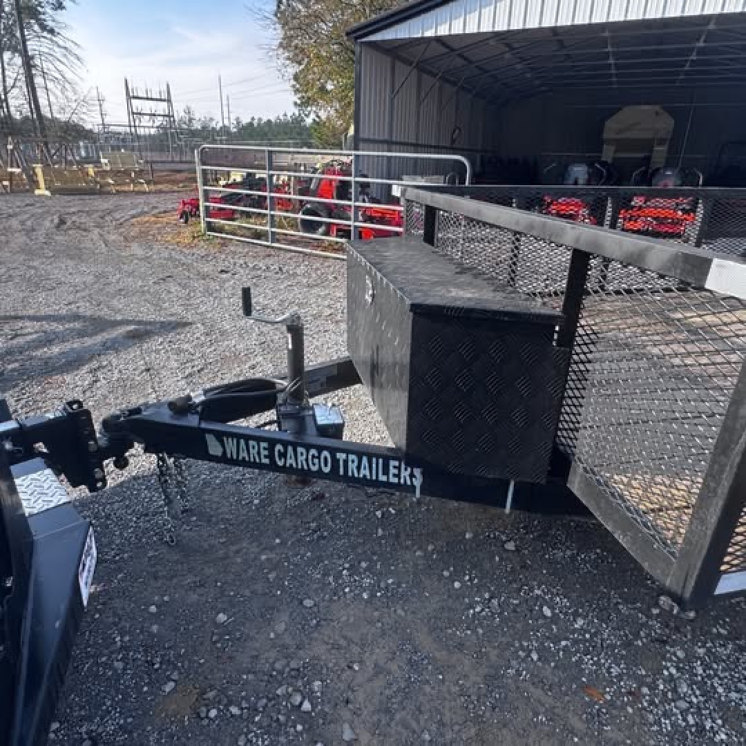Used 2025 Ware Cargo 7x16 7k 3' Mesh Utility Trailer
