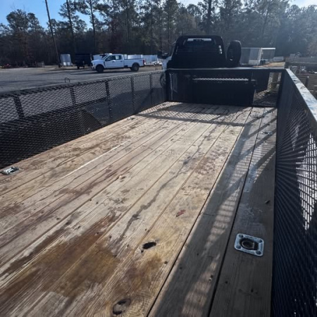 Used 2025 Ware Cargo 7x16 7k 3' Mesh Utility Trailer