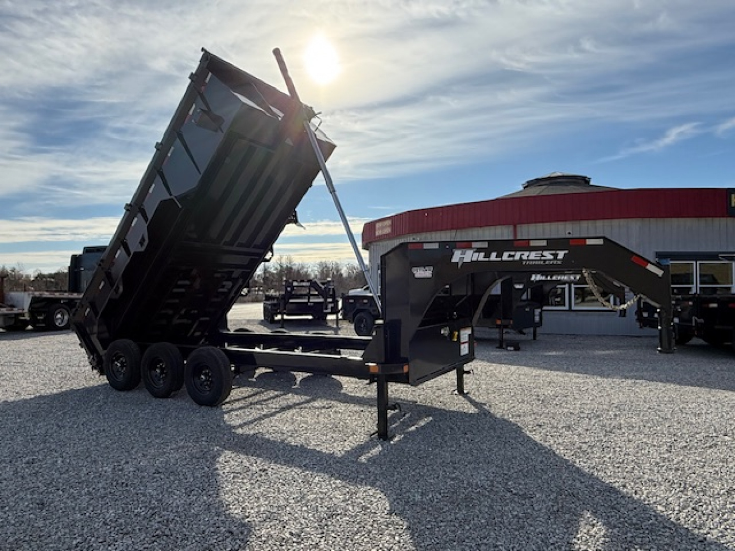 New 2026 Hillcrest Trailers 7x16 21k Dump Trailer