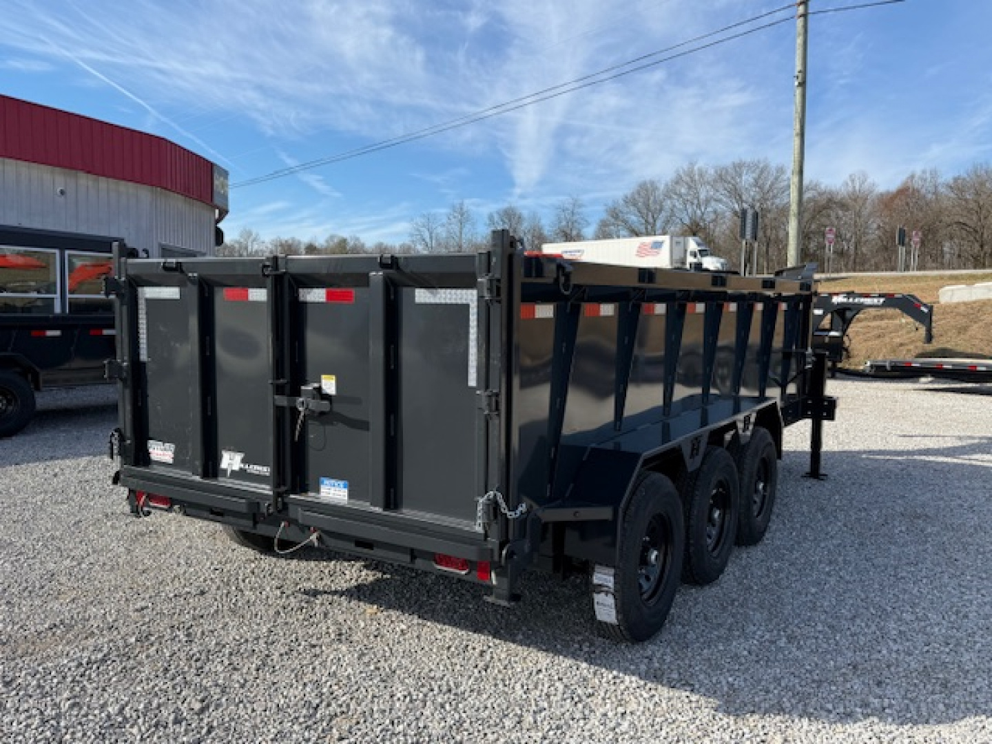 New 2026 Hillcrest Trailers 7x16 21k Dump Trailer