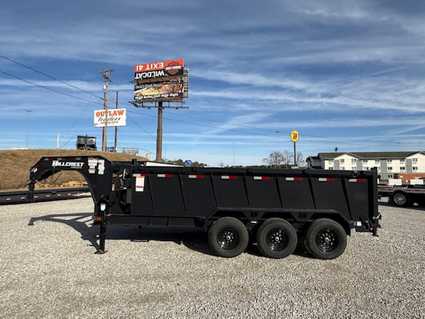 New 2026 Hillcrest Trailers 7x16 21k Dump Trailer