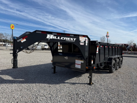 New 2026 Hillcrest Trailers 7x16 21k Dump Trailer
