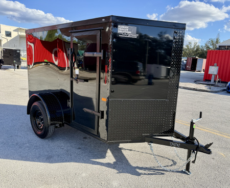 New 2026 Rock Solid Cargo 5x8 3K Rear Ramp Door Cargo / Enclosed Trailer