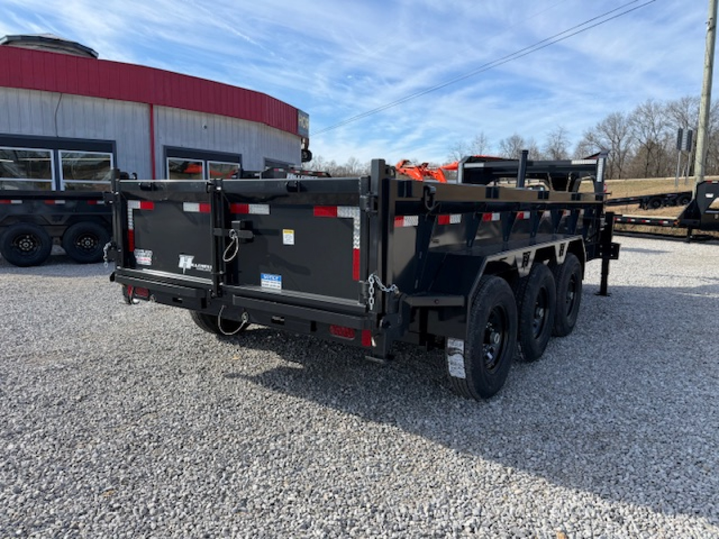 New 2026 Hillcrest Trailers 7x16 21k 2' sides Dump Trailer