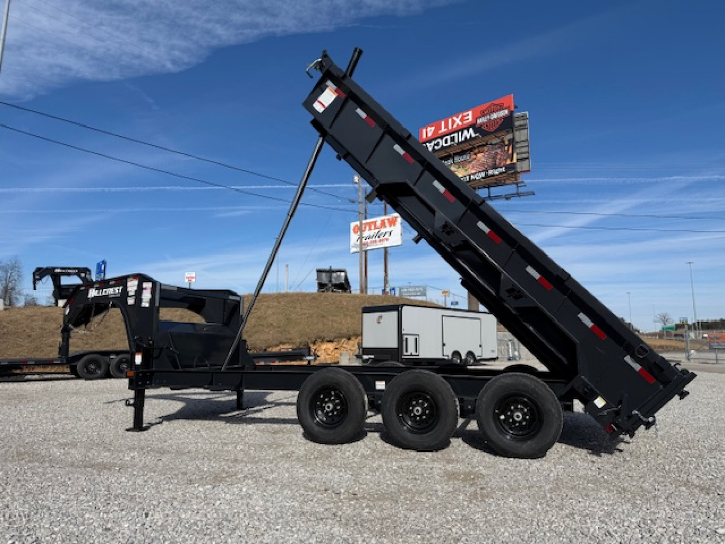 New 2026 Hillcrest Trailers 7x16 21k 2' sides Dump Trailer