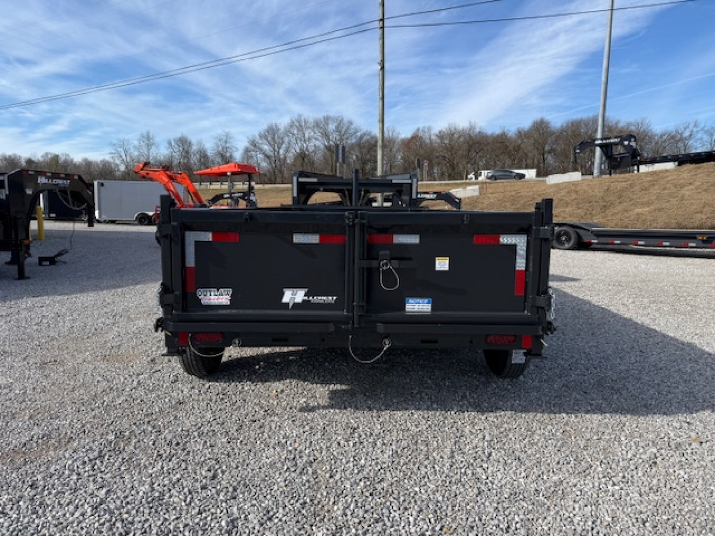 New 2026 Hillcrest Trailers 7x16 21k 2' sides Dump Trailer