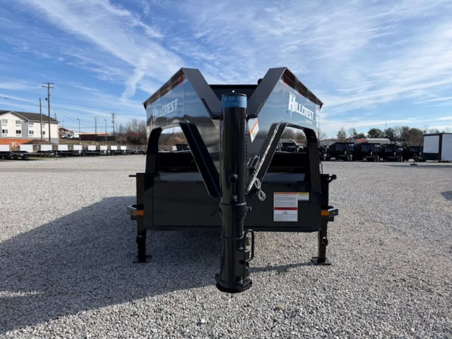 New 2026 Hillcrest Trailers 7x16 21k 2' sides Dump Trailer