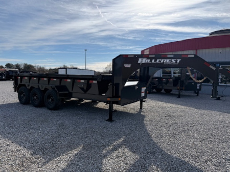 New 2026 Hillcrest Trailers 7x16 21k 2' sides Dump Trailer