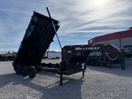 New 2026 Hillcrest Trailers 7x16 21k 2' sides Dump Trailer