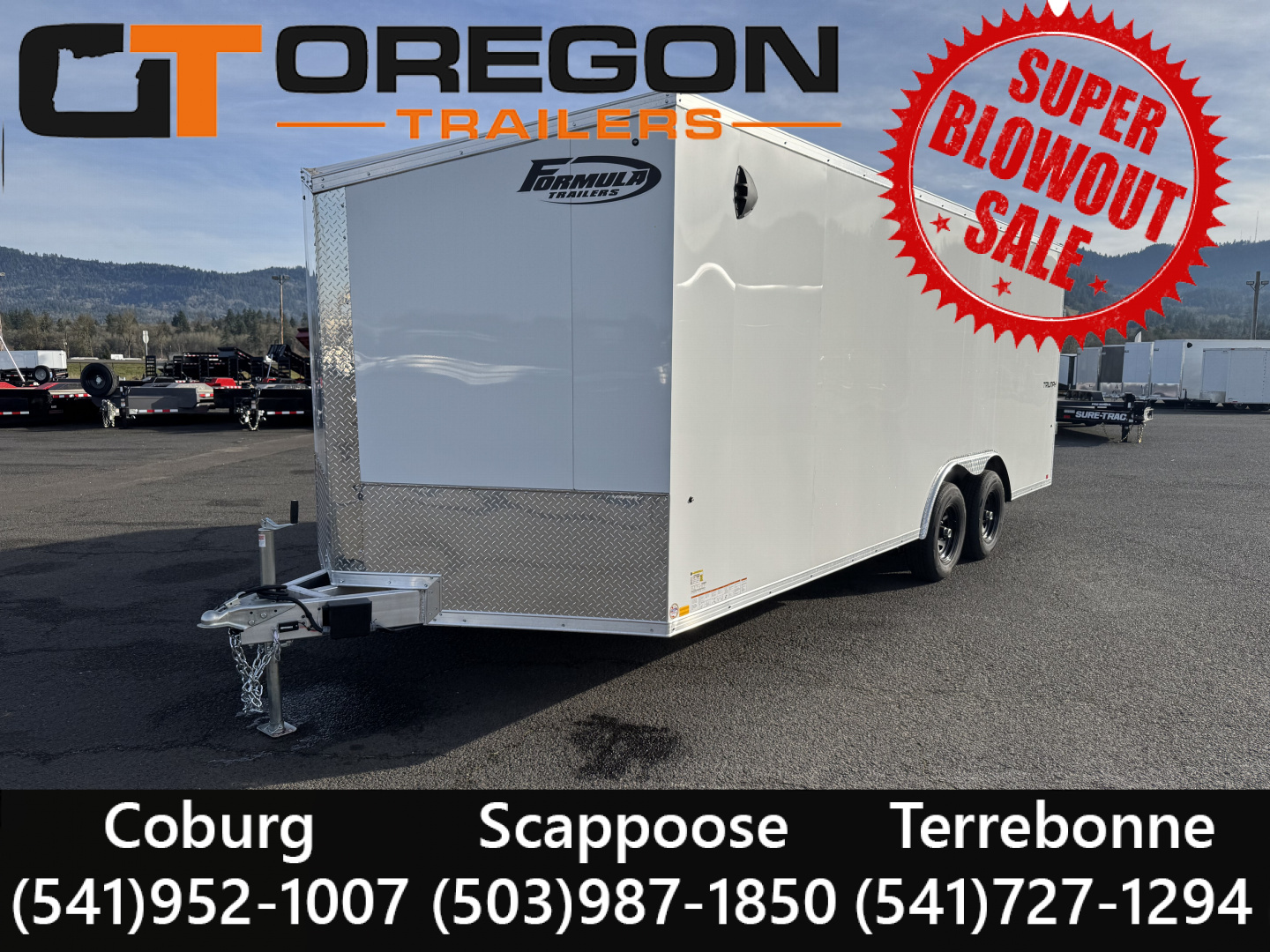 New 2026 Formula Trailer 8.5x20 Triumph Aluminum Enclosed 10K GVWR