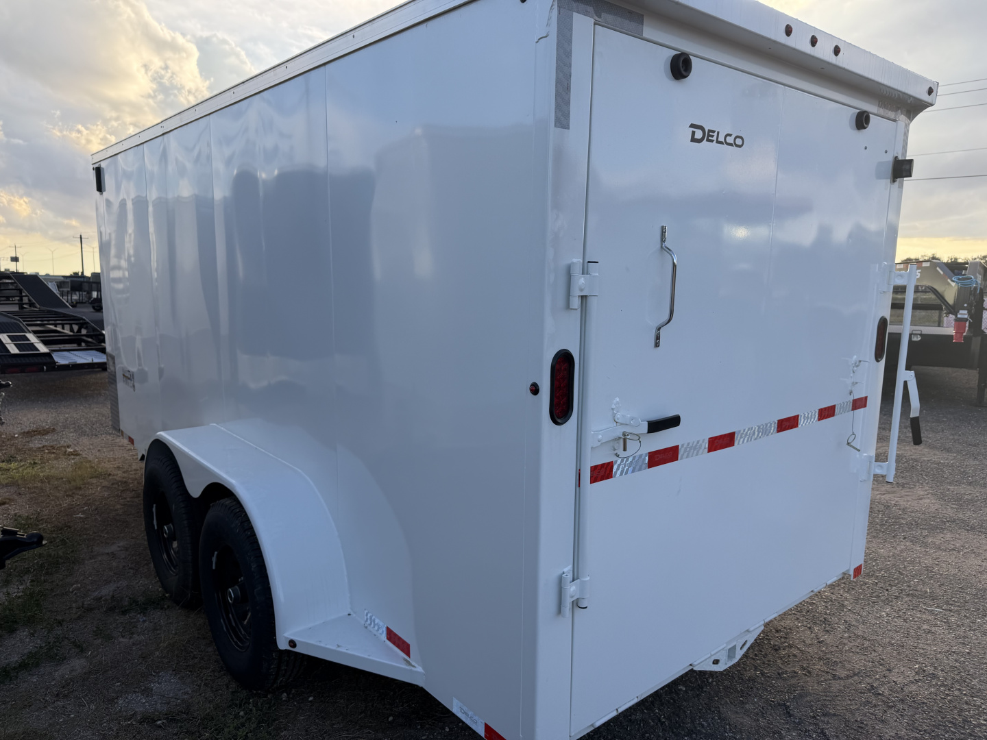 New 2026 Delco Trailers 7x16ft Heavy Duty Cargo / Enclosed Trailer